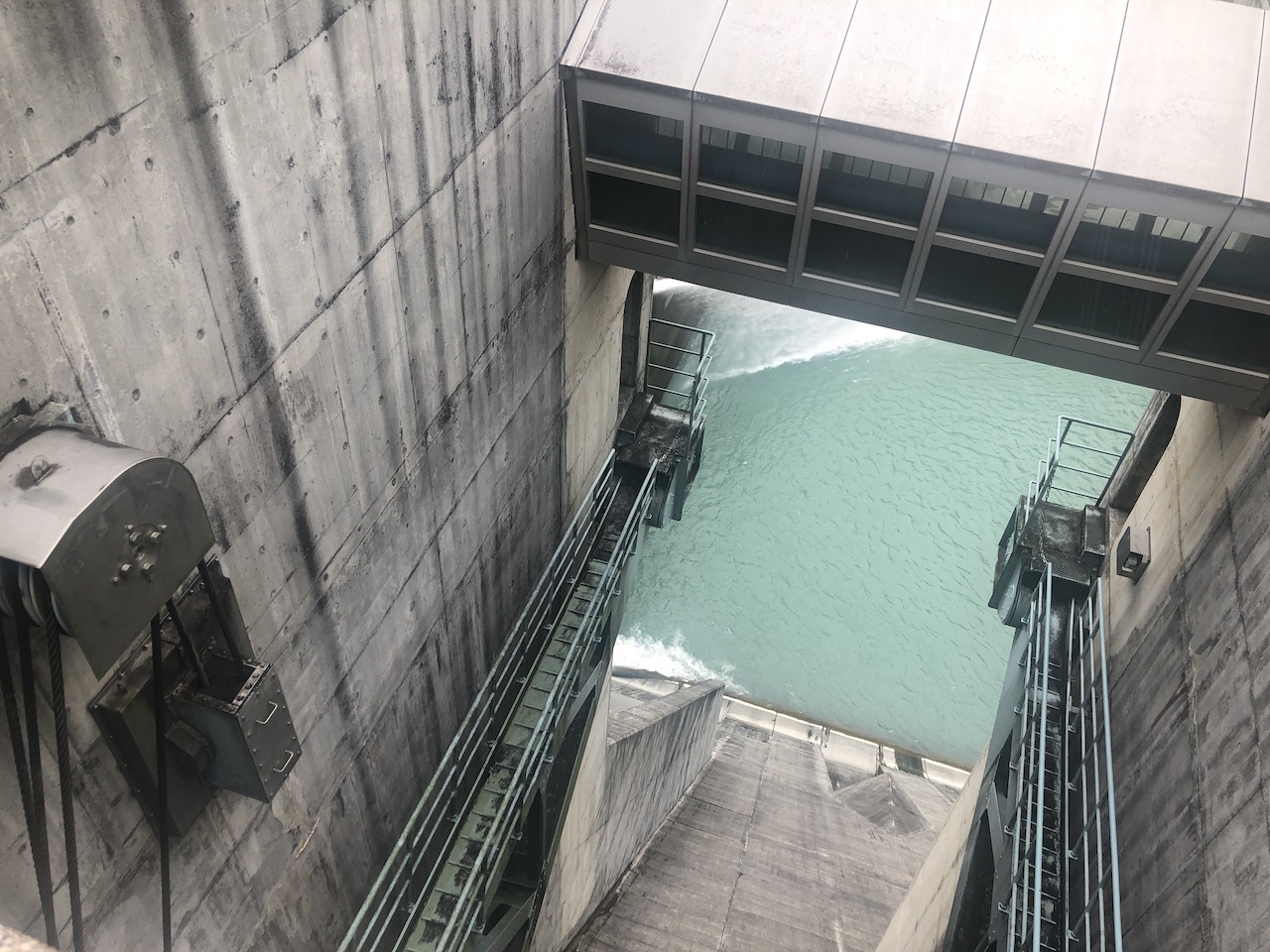 長島ダム 非常用洪水吐