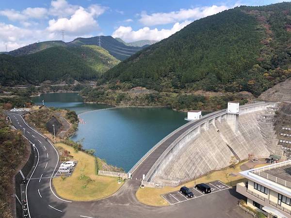 冬の太田川ダム